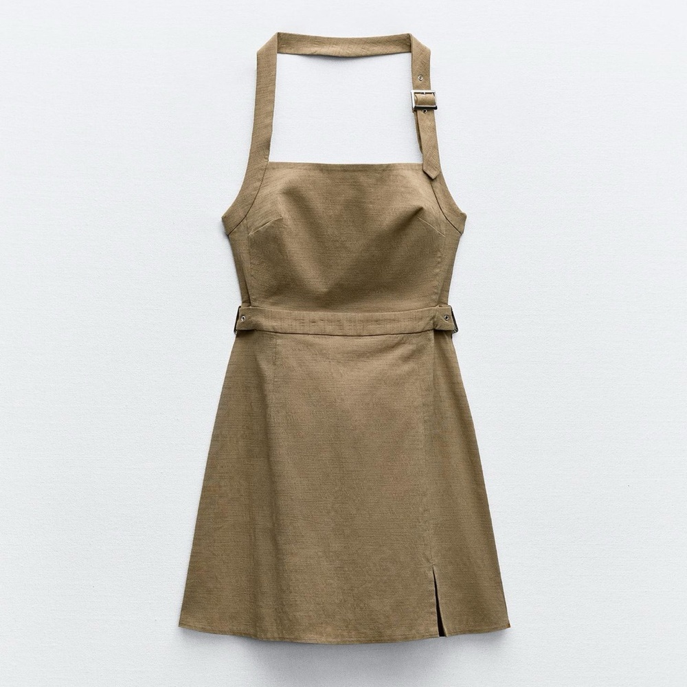 Zara Tan Mini Dress